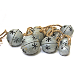 Zawieszka Bombka rustykalna metalowa Dzwonek S